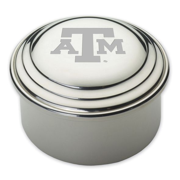 Texas A&M Pewter Keepsake Box - Image 1