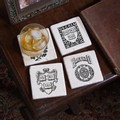 Harvard Vintage Logos Marble Coasters - Image 1