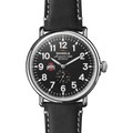 click to view Ohio State Shinola Watch, The Runwell 47mm Black Dial - Image 2