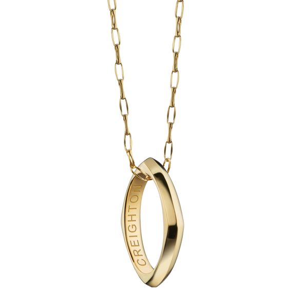 Creighton Monica Rich Kosann Poesy Ring Necklace in Gold - Image 1