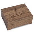 University of Maryland Solid Walnut Desk Box - Image 1