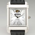 University of Missouri Men's Collegiate Watch with Leather Strap - Image 1