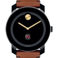 University of South Carolina Men's Movado BOLD with Brown Leather Strap