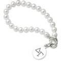 Delta Gamma Pearl Bracelet with Sterling Silver Charm - Image 2