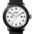 Clemson Shinola Watch, The Detrola 43mm White Dial at M.LaHart & Co. - Image 1
