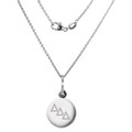 Delta Delta Delta Sterling Silver Necklace with Silver Charm - Image 1