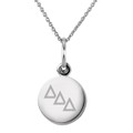 Delta Delta Delta Sterling Silver Necklace with Silver Charm - Image 2