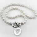 West Point Pearl Necklace with USMA Sterling Silver Charm - Image 1