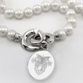 West Point Pearl Necklace with USMA Sterling Silver Charm - Image 2