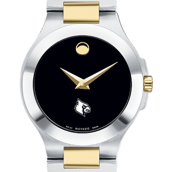 Louisville Women's Movado Collection Two-Tone Watch with Black Dial - Image 1