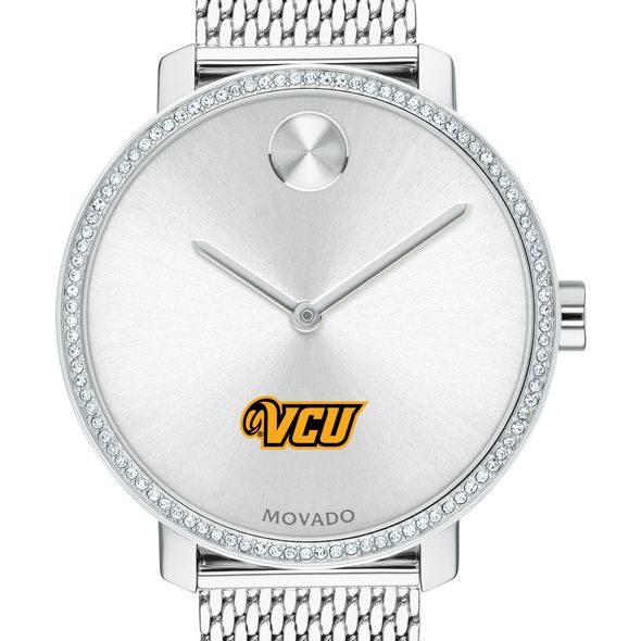 VCU Women's Movado Bold with Crystal Bezel & Mesh Bracelet