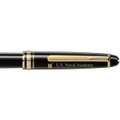 USNA Montblanc Meisterstück Classique Rollerball Pen in Gold - Image 2