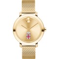 Brown Women's Movado Bold Gold with Mesh Bracelet - Image 2