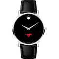 SMU Men's Movado Museum with Leather Strap - Image 2