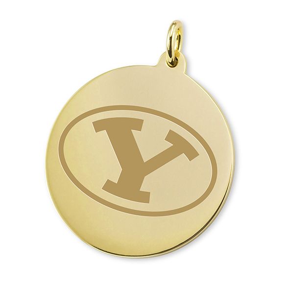 Brigham Young University 18K Gold Charm - Image 1