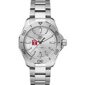 Temple Men's TAG Heuer Steel Aquaracer with Silver Dial - Image 2