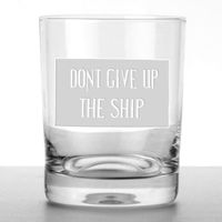 "Don't Give Up The Ship" Tumblers- Set of 4