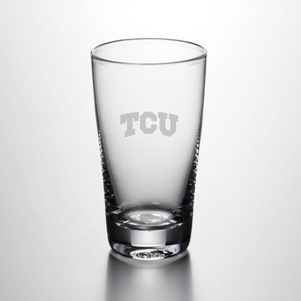 TCU Ascutney Pint Glass by Simon Pearce - Image 1