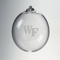 Wake Forest Glass Ornament by Simon Pearce - Image 1