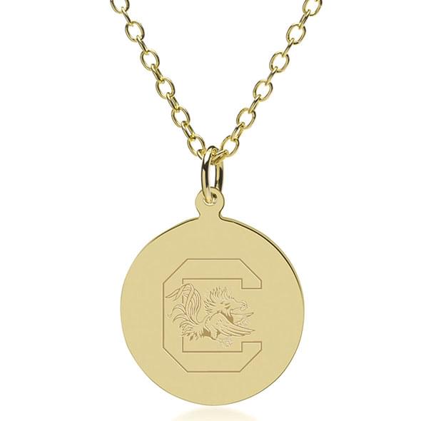 South Carolina 14K Gold Pendant & Chain