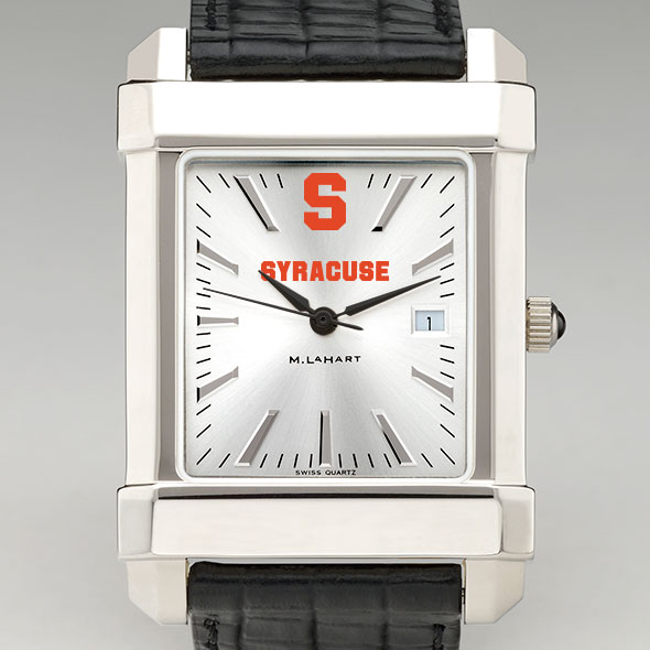 Syracuse University Men's Collegiate Watch with Leather Strap