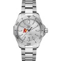USC Men's TAG Heuer Steel Aquaracer with Silver Dial - Image 2