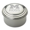 Michigan Ross Pewter Keepsake Box - Image 1