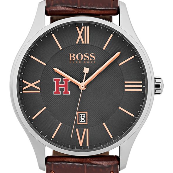 Harvard University Men's BOSS Classic with Leather Strap from M.LaHart