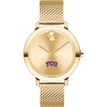 TCU Women's Movado Bold Gold with Mesh Bracelet - Image 2