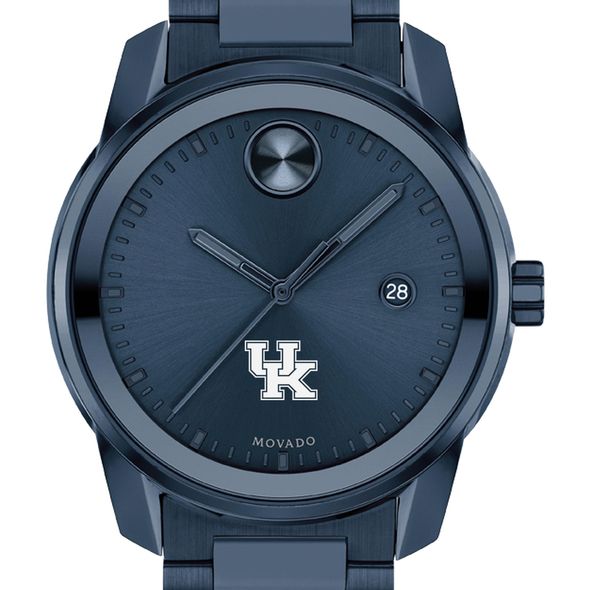 University of Kentucky Men's Movado BOLD Blue Ion with Date Window - Image 1