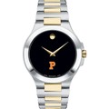 Princeton Men's Movado Collection Two-Tone Watch with Black Dial - Image 2