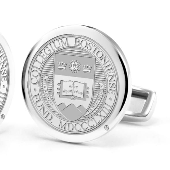 Boston College Cufflinks in Sterling Silver - Graduation Gift Selection