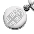 Brown Sterling Silver Insignia Key Ring - Image 2