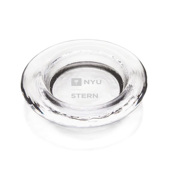 NYU Stern Glass Wine Coaster by Simon Pearce - Image 1