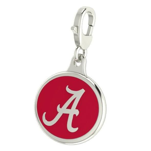 Alabama Enameled Charm with Lobster Claw Clasp