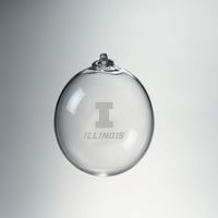 Illinois Glass Ornament by Simon Pearce