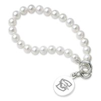 Creighton Pearl Bracelet with Sterling Silver Charm