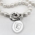 East Tennessee State University Pearl Necklace with Sterling Silver Charm - Image 2