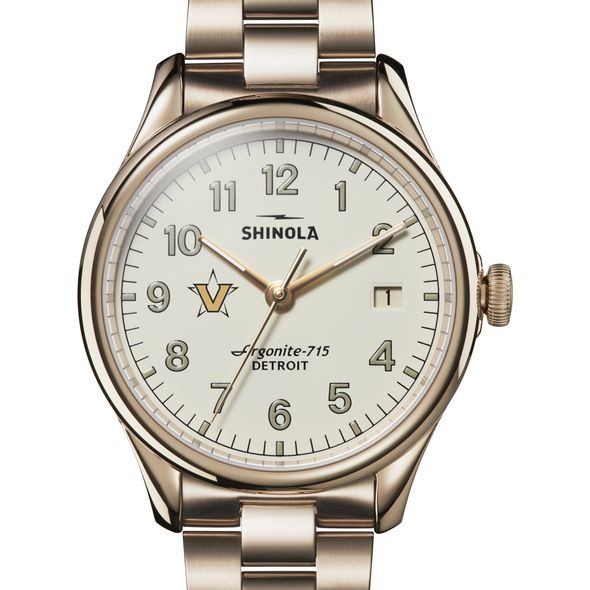 Vanderbilt Shinola Watch, The Vinton 38mm Ivory Dial - Image 1