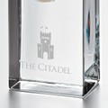 Citadel Tall Glass Desk Clock by Simon Pearce - Image 2