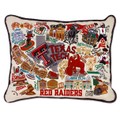 Texas Tech Embroidered Pillow - Image 1