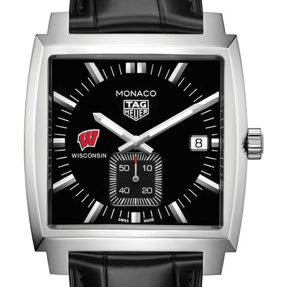 University of Wisconsin TAG Heuer Monaco with Quartz Movement for Men - Image 1
