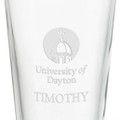 University of Dayton 16 oz Pint Glass - Image 3