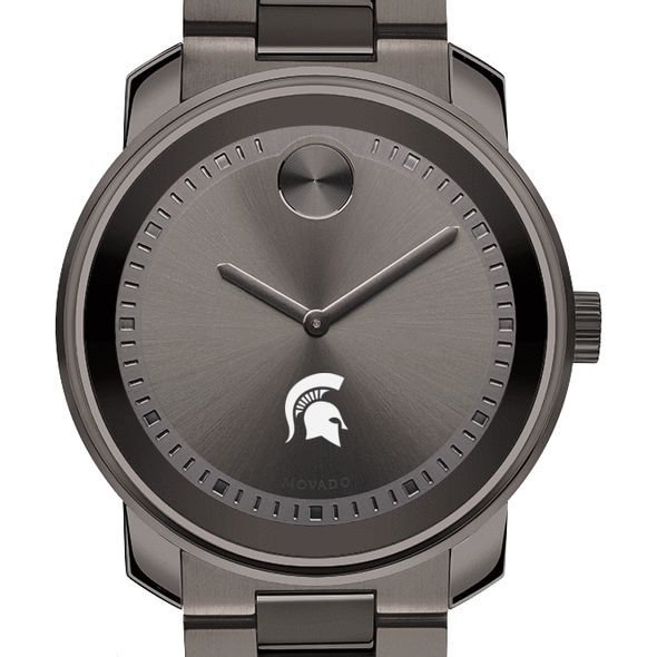 Michigan State University Men's Movado BOLD Gunmetal Grey