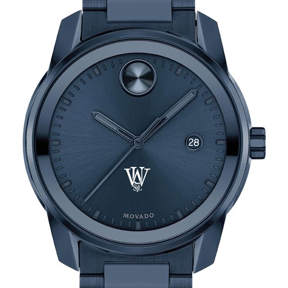 Washington University in St. Louis Men's Movado BOLD Blue Ion with Date Window - Image 1