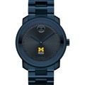 click to view Ross School of Business Men's Movado BOLD Blue Ion with Bracelet - Image 2