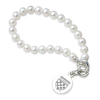 University of Richmond Pearl Bracelet with Sterling Silver Charm