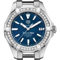 click to view Berkeley Haas Women's TAG Heuer 35mm Steel Aquaracer with Blue Dial - Image 1