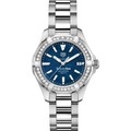 click to view Berkeley Haas Women's TAG Heuer 35mm Steel Aquaracer with Blue Dial - Image 2