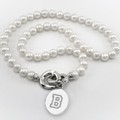 Bucknell Pearl Necklace with Sterling Silver Charm - Image 1